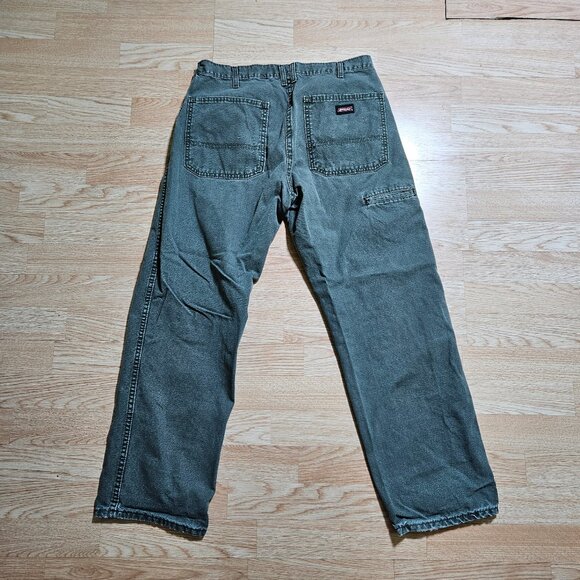 Dickies Mens Green Canvis Pants 34 30 Nice - Picture 6 of 13